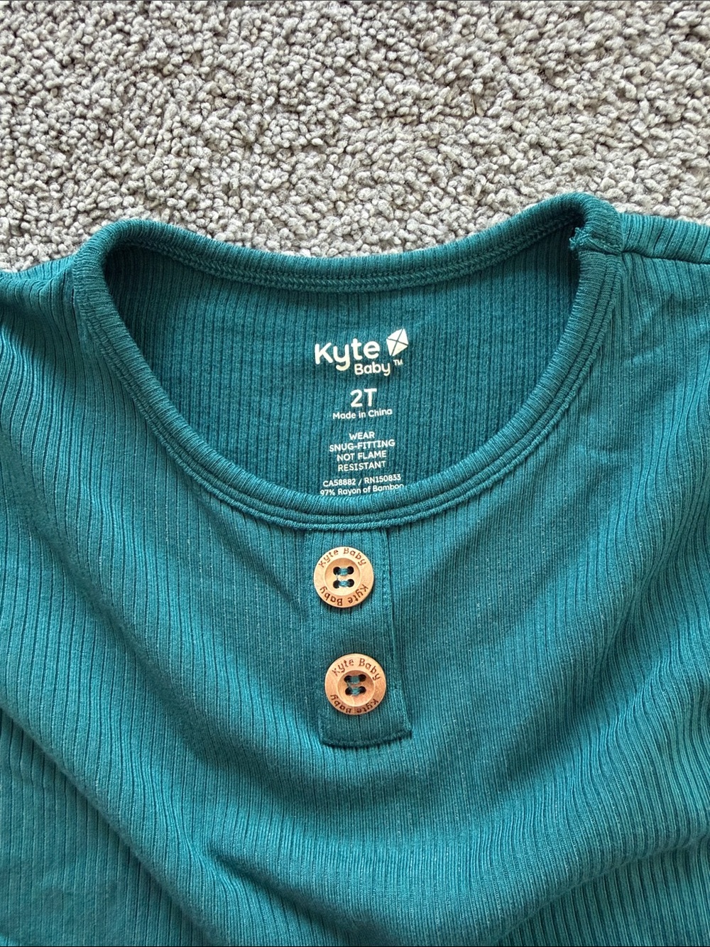 Kyte Baby Ribbed Pajamas - Picture 2 of 2